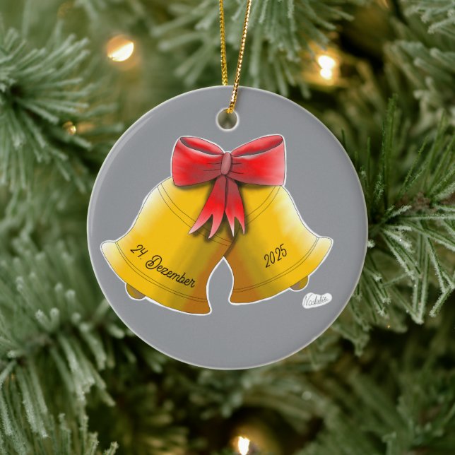 FR/GB Ornement en céramique/Ceramic ornament (Arbre)