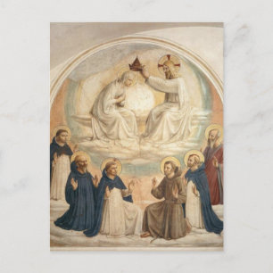 Fra Angelico - Coronation de Marie Carte postale