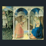 Fra Angelico - Poster de l'Annonciation<br><div class="desc">Grand Poster avec la vie de Jésus représenté dans Fra Angelico's - Guido Di Pietro "L'Annonciation" art. Merveilleuse carte postale de Noël de TeeshirtsTshirts modèles de vacances.</div>