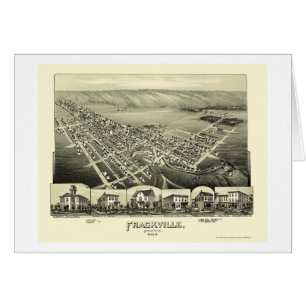 Frackville, carte panoramique de PA - 1889