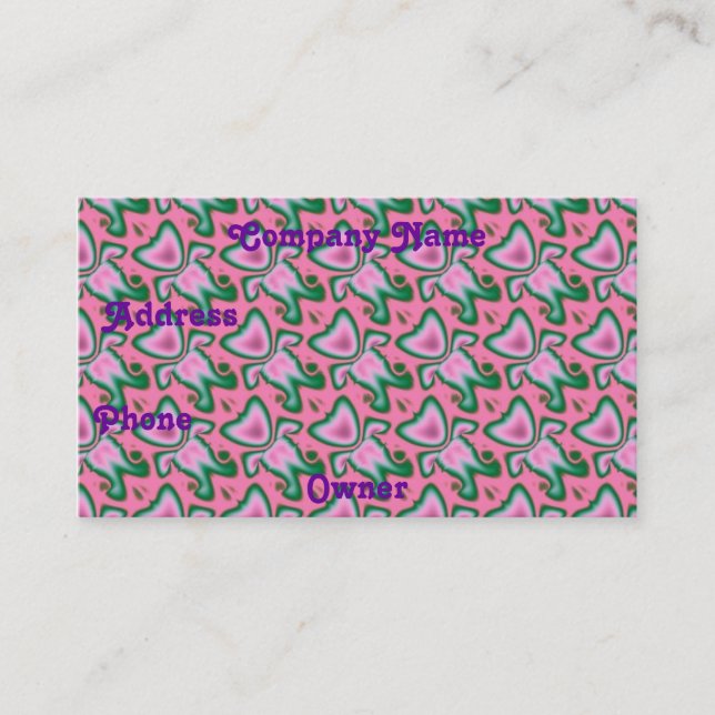 Fractal 18, Carte de visite (Devant)