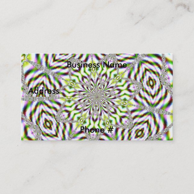 Fractal 87, Carte de visite (Devant)