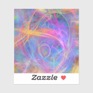 Fractal Abstrait - Sticker en vinyle