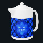 Fractal Bluestar<br><div class="desc">Montre ta fierté juive. Une simple étoile fractale bleue de David. Ajoutez votre propre texte.</div>