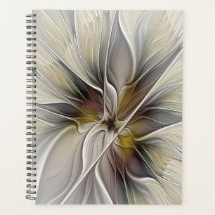 Fractal floral, fleur de fantaisie aux couleurs de