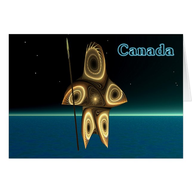 Fractal Inuit Hunter (Devant horizontal)