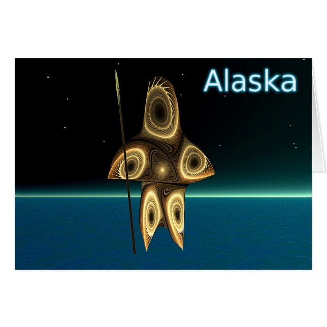 Fractal Inuit Hunter (Devant horizontal)