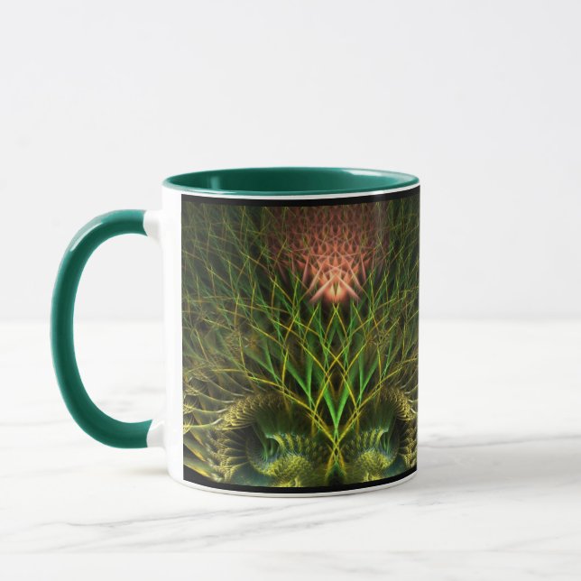 FractalART Greenia Mug (Gauche)