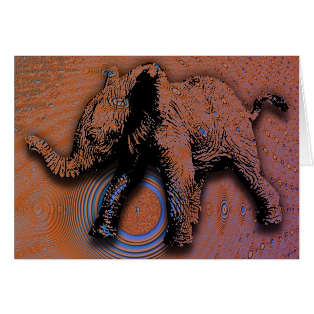 fractale de l'éléphant (Devant horizontal)