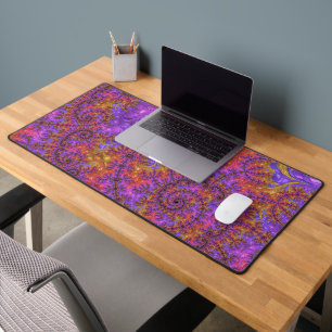 Fractale en spirale coloré vibrant funky tripant