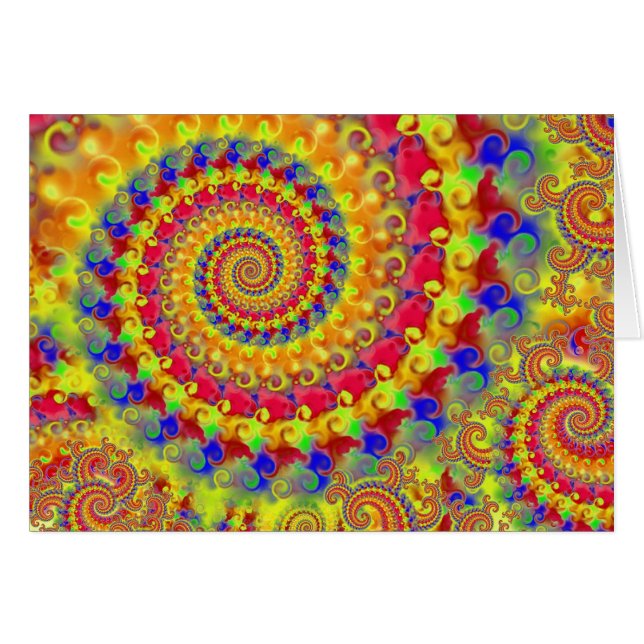 Fractale folle jaune (Devant horizontal)