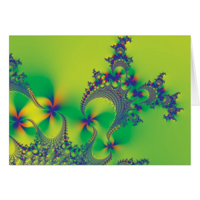 Fractales psychédéliques de fleur (Devant horizontal)