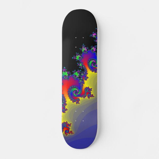 Fractal's Edge : Skateboard personnalisé (Recto)