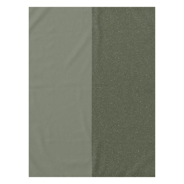 Fractionner la mousse verte nappe personnalisée (Devant)