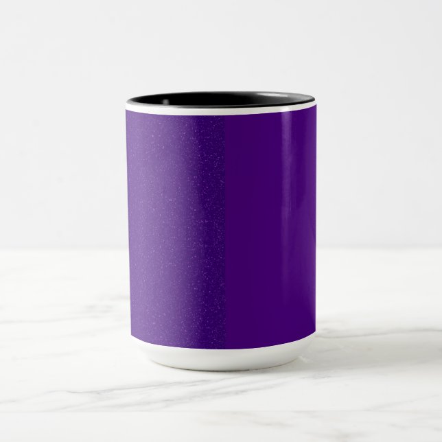 Fractionner la texture Purple Custom Coffee Mug (Centre)