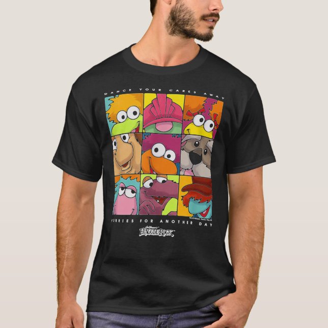 Fraggle Rock Squared Classic T-Shirt (Devant)