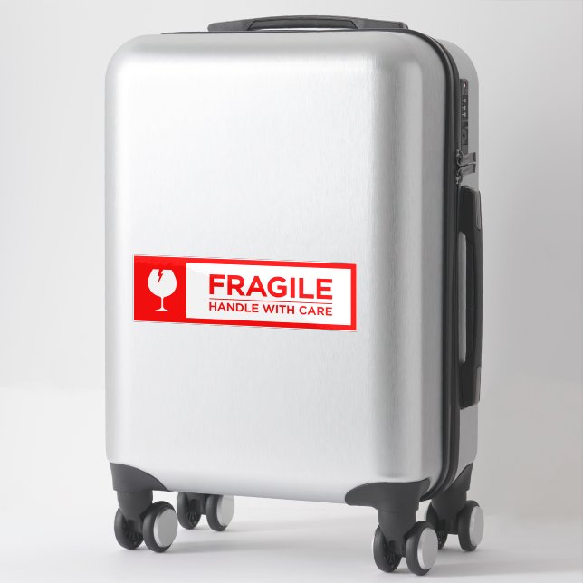 Fragile Stickers Handle with Care (Sur valise)