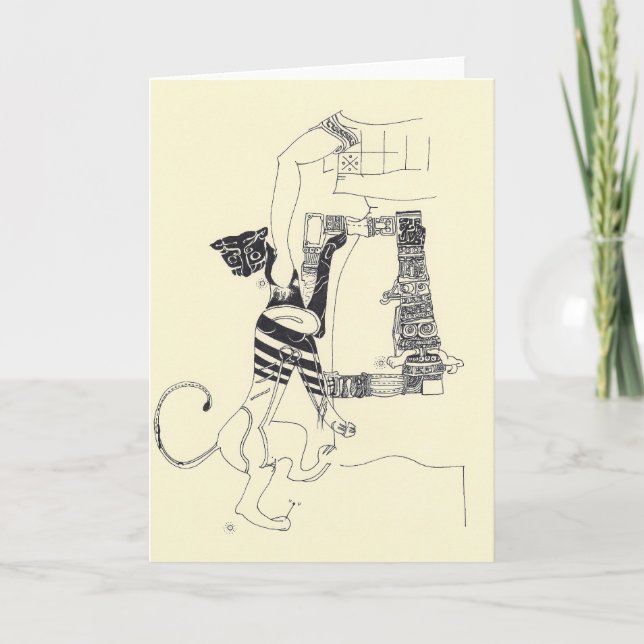 Fragments d'Arts 4 Carte de voeux de dessin surréa (Devant)