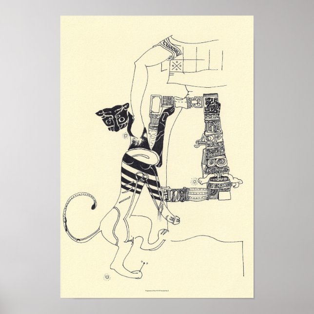 Fragments d'Arts 4 Surrealist Drawing Poster (Devant)