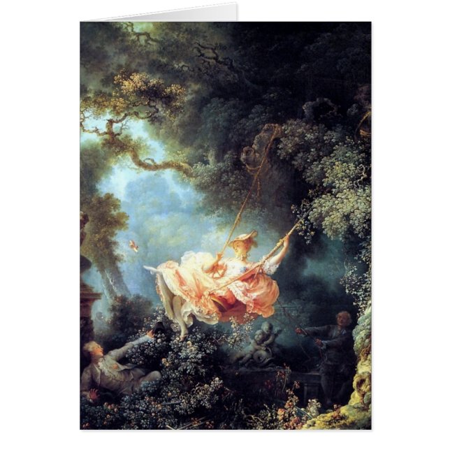 Fragonard la peinture d'antiquité d'oscillation (Devant)