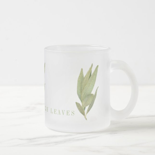 FRAÎCHE BAY FEUILLES Verre congelé Mug (Droit)