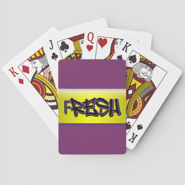 Fraîche ! cartes à jouer à vendre ! (dos)