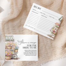 Fraîche De La Carte De Recette Fête des mariées Du