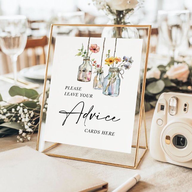 Fraîche Du Marché Floral Jar Conseils Poster (Créateur téléchargé)