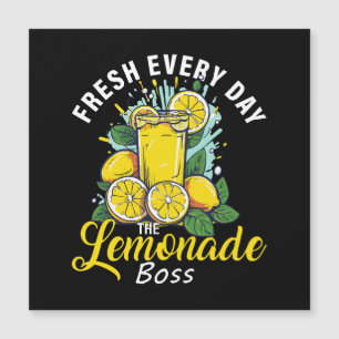 Fraîche tous les jours Le patron de la limonade