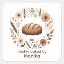 Fraîchement Cuisiné par Étiquette de Boulangerie P
