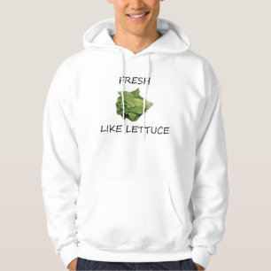 Frais comme le sweat - shirt à capuche de laitue