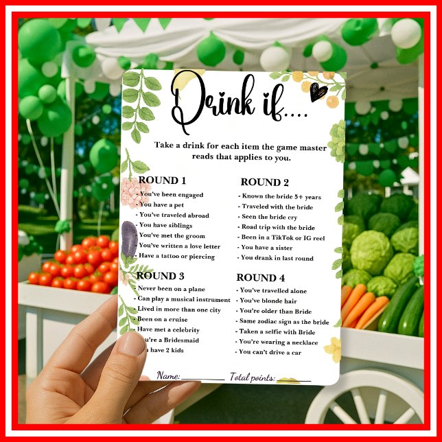 Frais Du Marché Boire Si Fête des mariées Jeu (Créateur téléchargé)