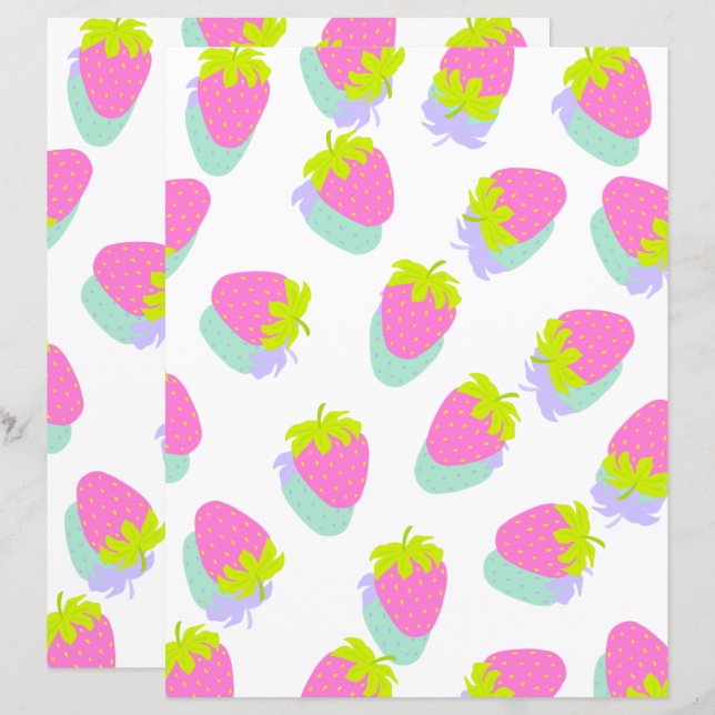 Fraise blanche (Devant / Derrière)