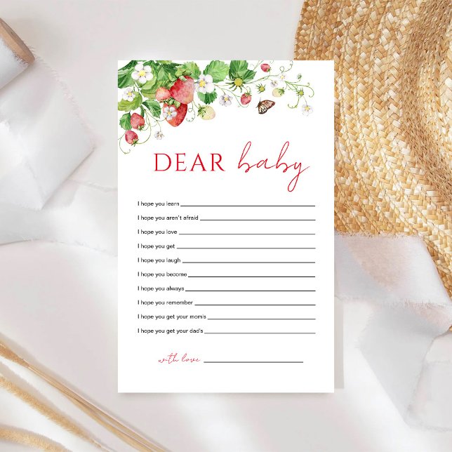 Fraise Chers voeux pour le jeu pour bébé (Créateur téléchargé)