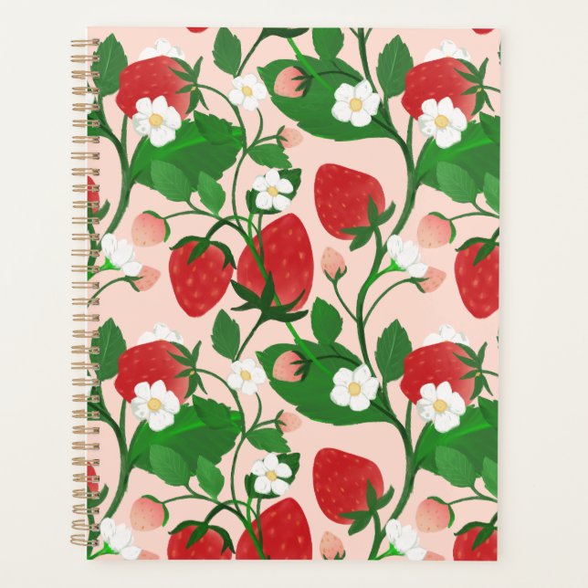 Fraise d'été en rose (Devant)