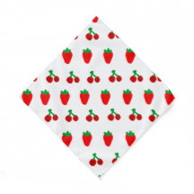 Fraise Lots Cerisier Motif Bandanas