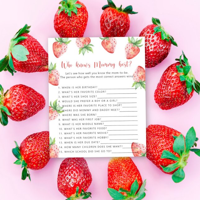 fraise - Qui connaît maman mieux (Créateur téléchargé)