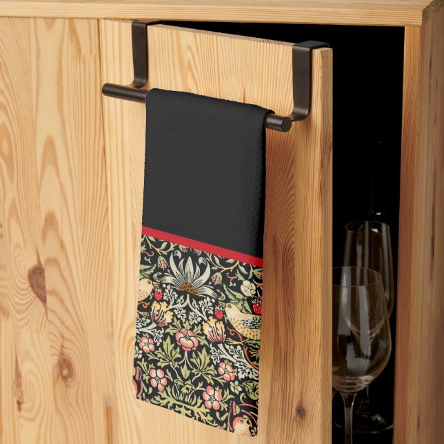 Fraise Thief William Morris Serviette de cuisine (Pliage en tiers)