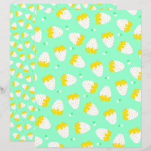 Fraise vert jaune