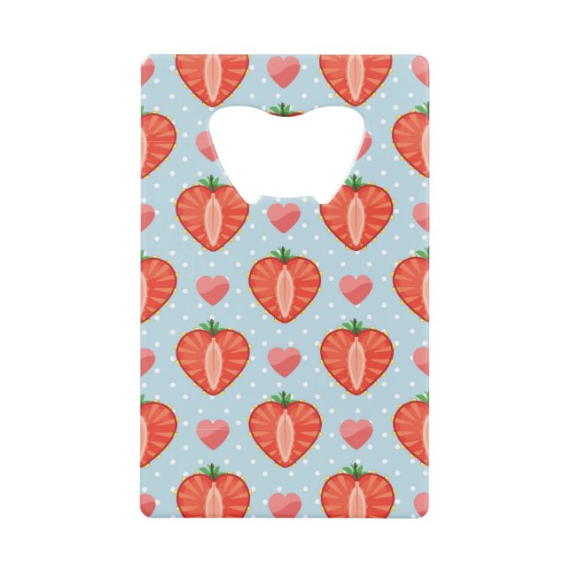 Fraises de coeur avec le pois et les coeurs (Devant)