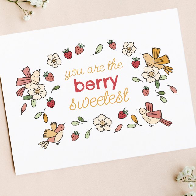 Fraises et oiseaux Merci Berry beaucoup (Créateur téléchargé)