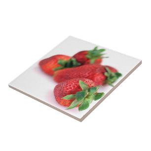 Fraises Fermer Carreaux photo
