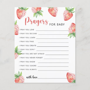 Fraises - prières pour bébé
