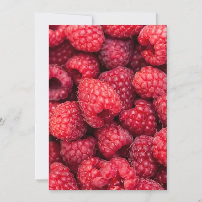 Framboises rouges fraîches (Devant)