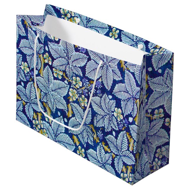 Framboisier, William Morris Grand Sac Cadeau (Devant Angle)