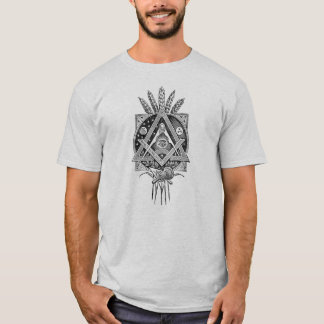 Franc-maçon vintage maçonnique de maçon de T-shirt