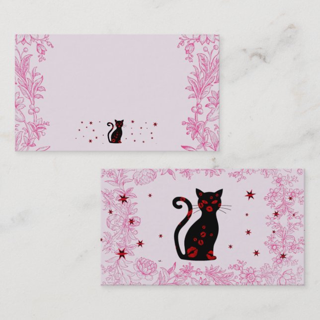 Français : Bonne Soiree Carte de visite (Devant / Derrière)