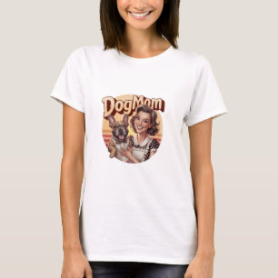 Français Bulldog T-shirt Dogmaman doglover rétro