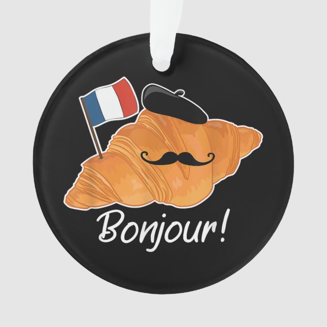 Français Croissant Lover France Drapeau Francophil (devant)
