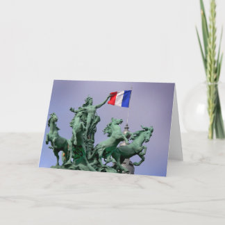 Français de Drapeau - carte postale de Paris4